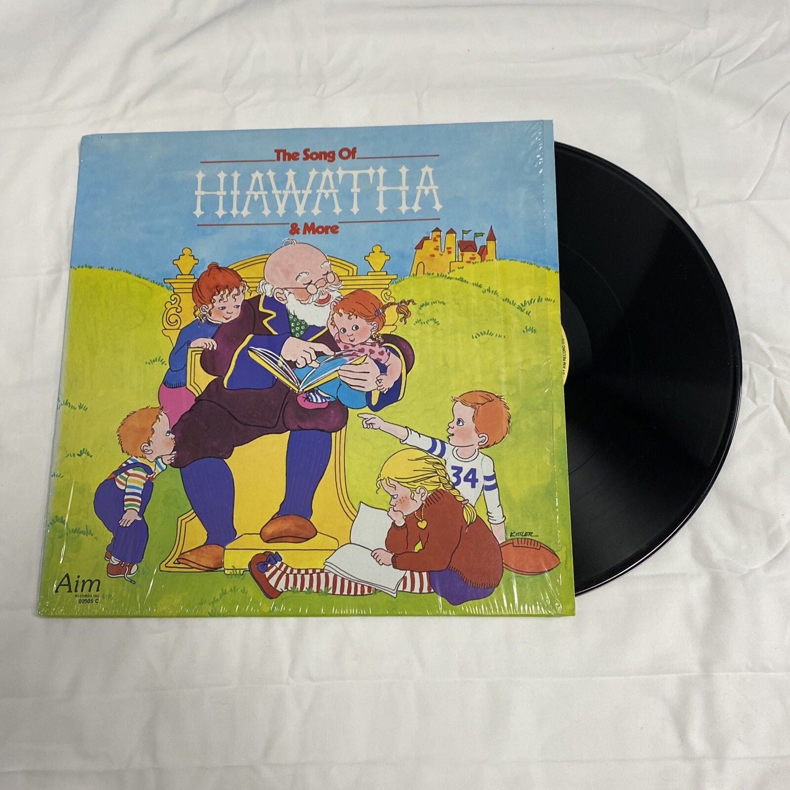 The Song Of Hiawatha & More (1961 Childrens Record) 00905C Aim Records