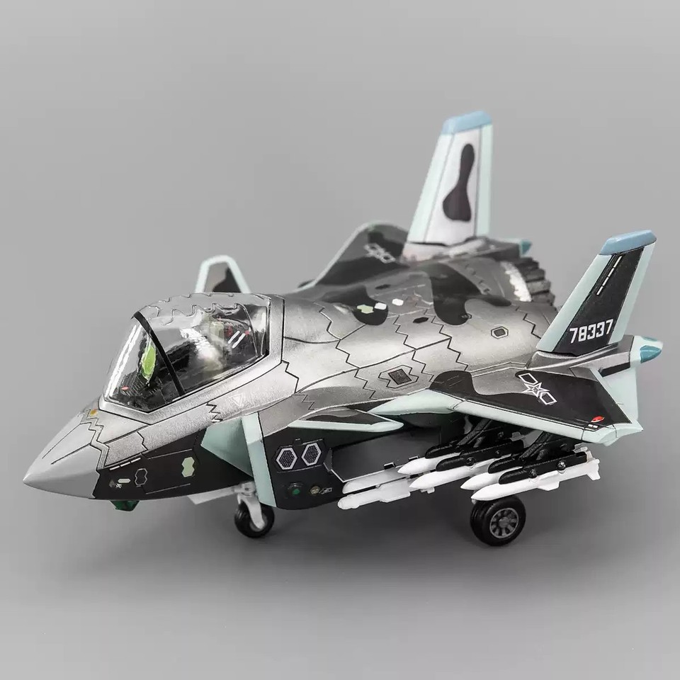 J-20/J-20A caccia Jets, (J-20 Fighter) Carino Modellino Stampato in 3D Figure Giocattoli