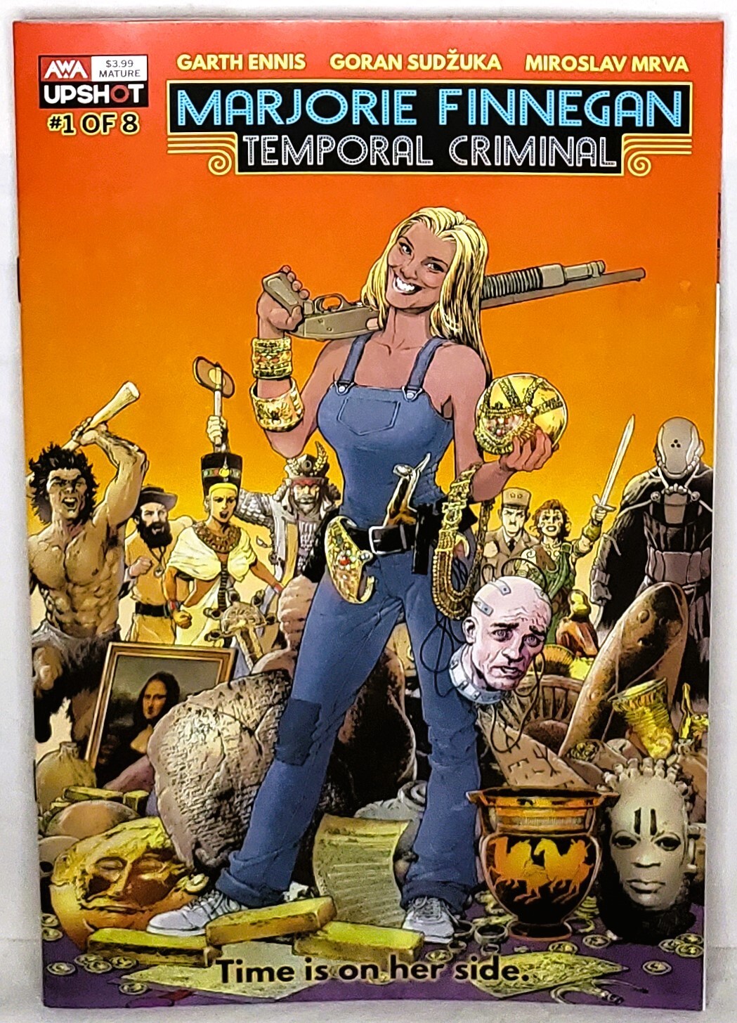 MARJORIE FINNEGAN Temporal Criminal #1 | Copertina Andy Clarke | AWA Upshot