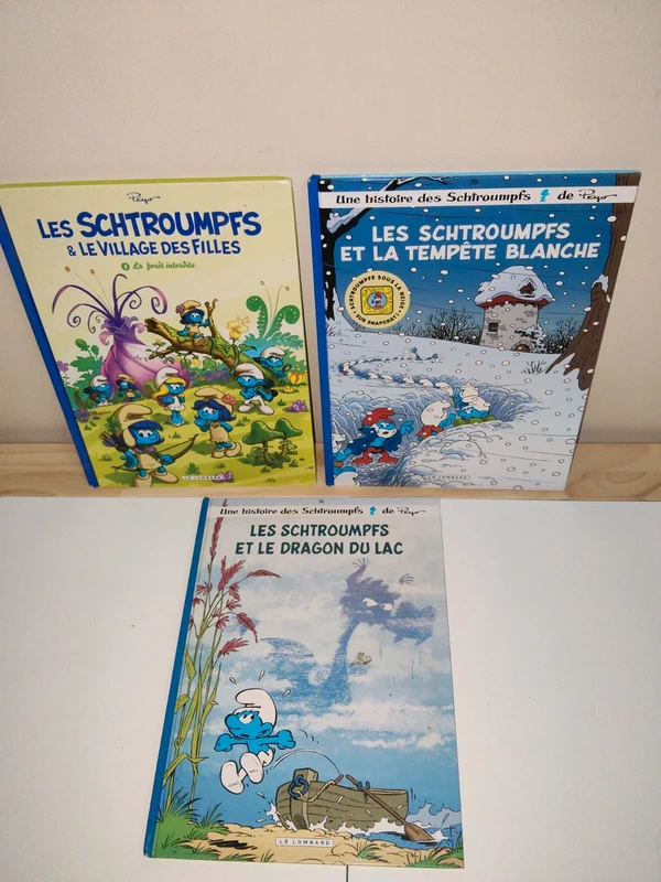 Lot bd les Schtroumpfs