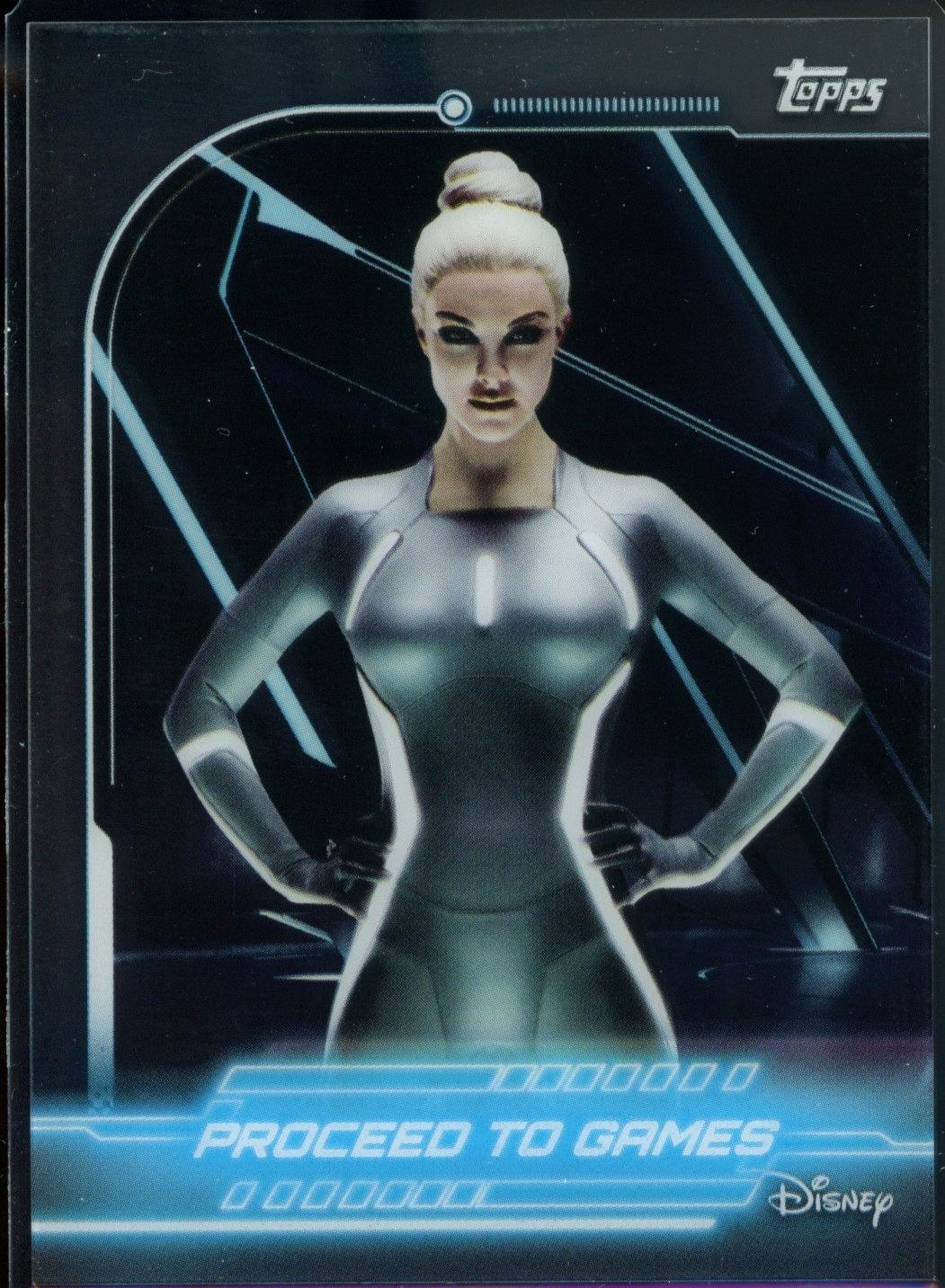 2026 Topps Chrome Disney Proceed to Games Tron Tek #TR0N-9