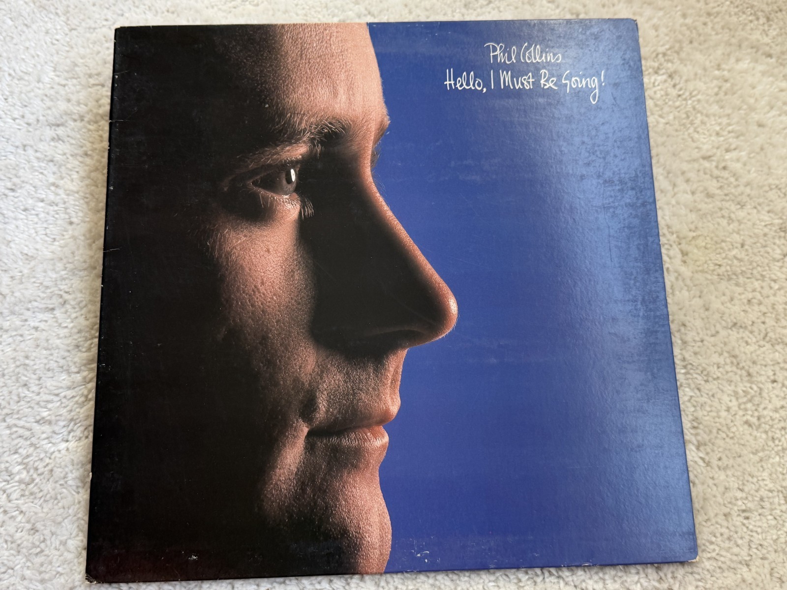 Phil Collins Hello I Must Be Going 1982 LP Allied Press Atlantic 80035-1