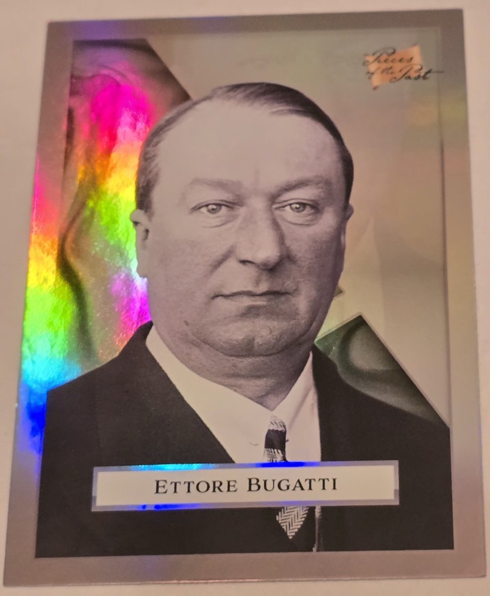 ETTORE BUGATTI #144 Silver 2026 Pieces of the Past Historical Premium