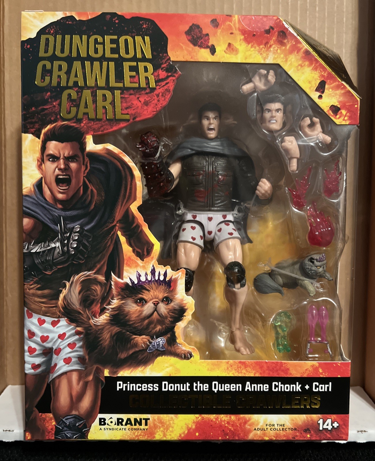 SDCC 2026 UCC Dungeon Crawler Carl Principessa Ciambella Figura Esclusiva Sanguinata