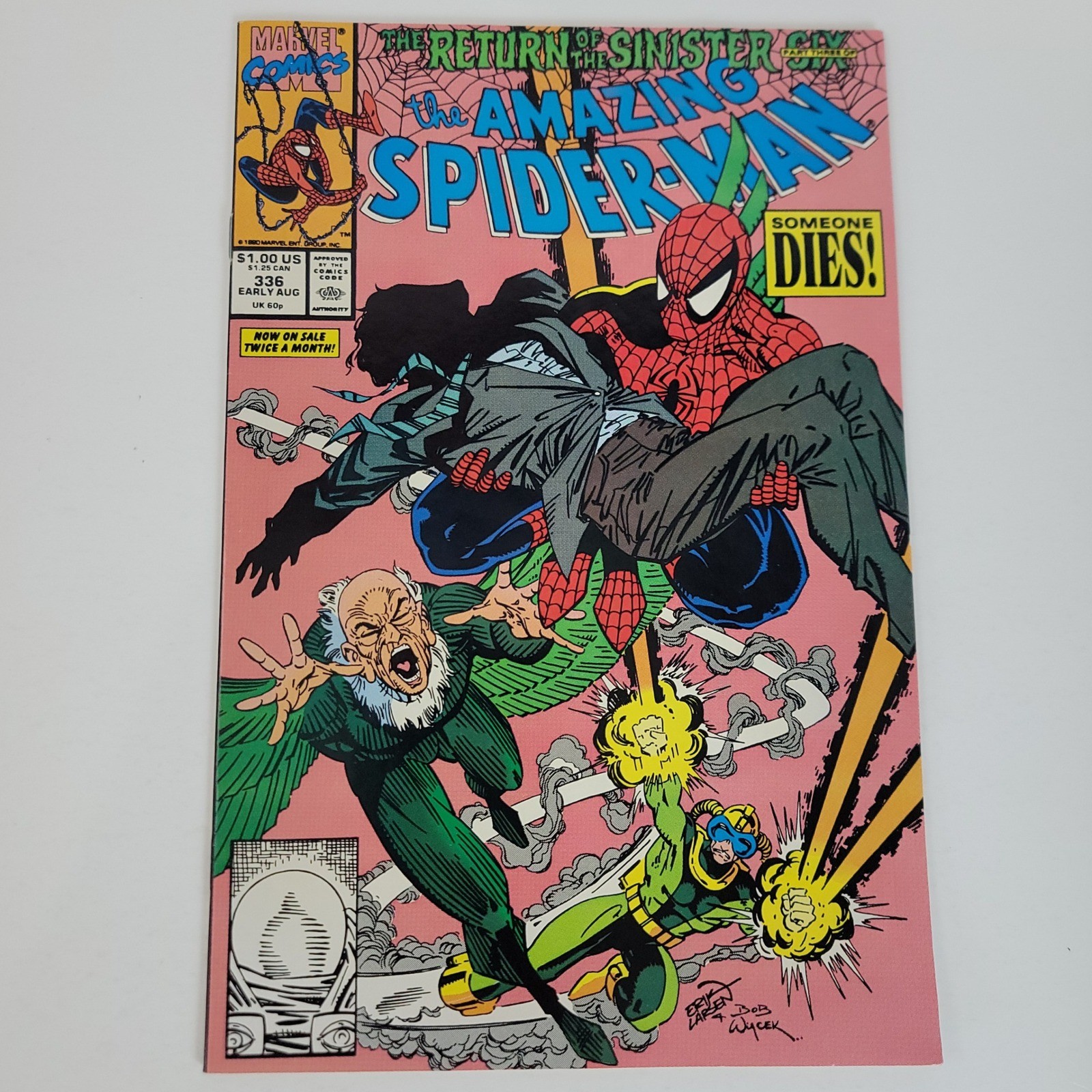 Amazing Spider-Man #336 Il ritorno del sinistro sei parte 3 Marvel Comics (1990)