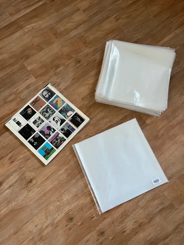 HHV 12" Vinyl Record Outer Sleeves Außenhüllen (0,15mm) plus Inner Sleeves