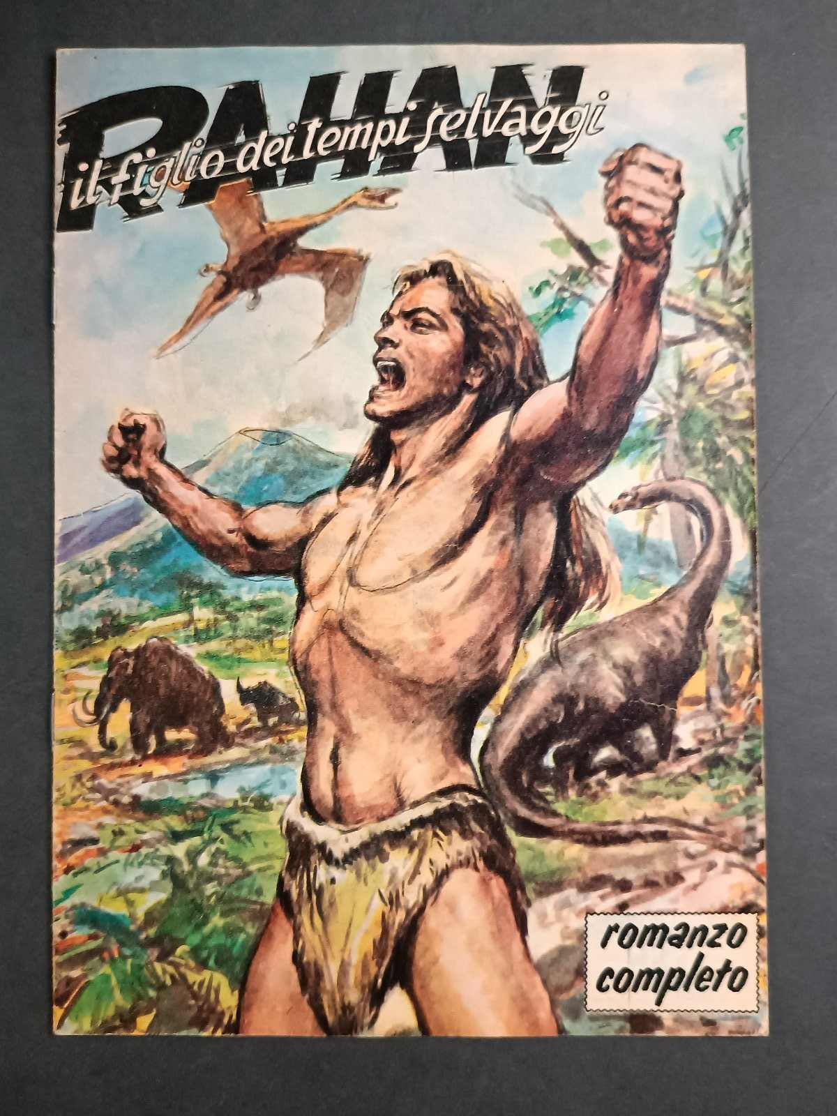 Fumetto Rahan Il Figlio dei Tempi Selvaggi Suppl Il Monello n 16 1971