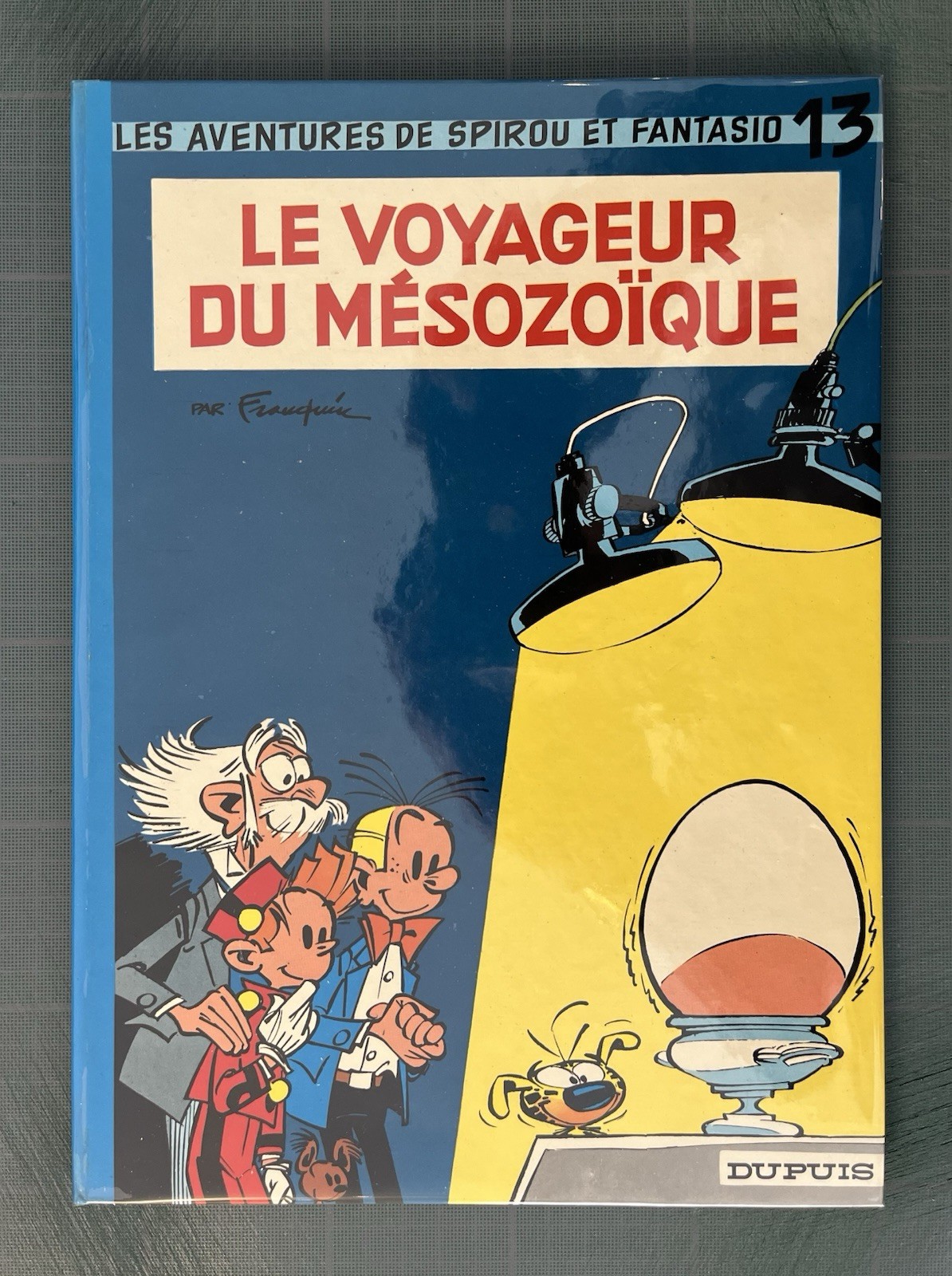 SPIROU : RARE EDIT DOS ROND 75 LE VOYAGEUR DU MÉSOZOÏQUE CRAQUANT NEUF FRANQUIN