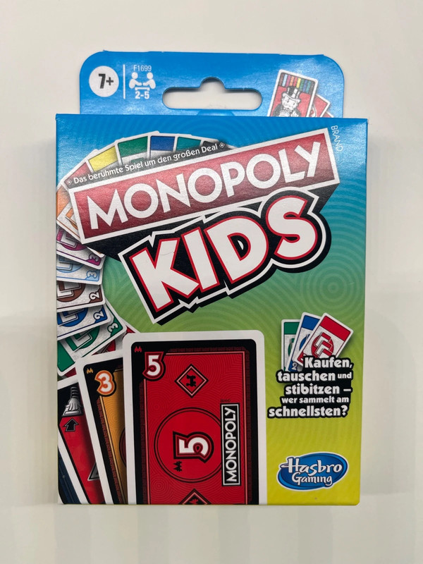 Monopoly Kids Kartenspiel NEU