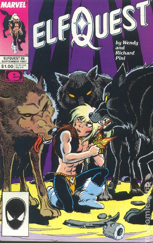 Elfquest #26 VG/FN 5.0 1987 Stock Image Low Grade