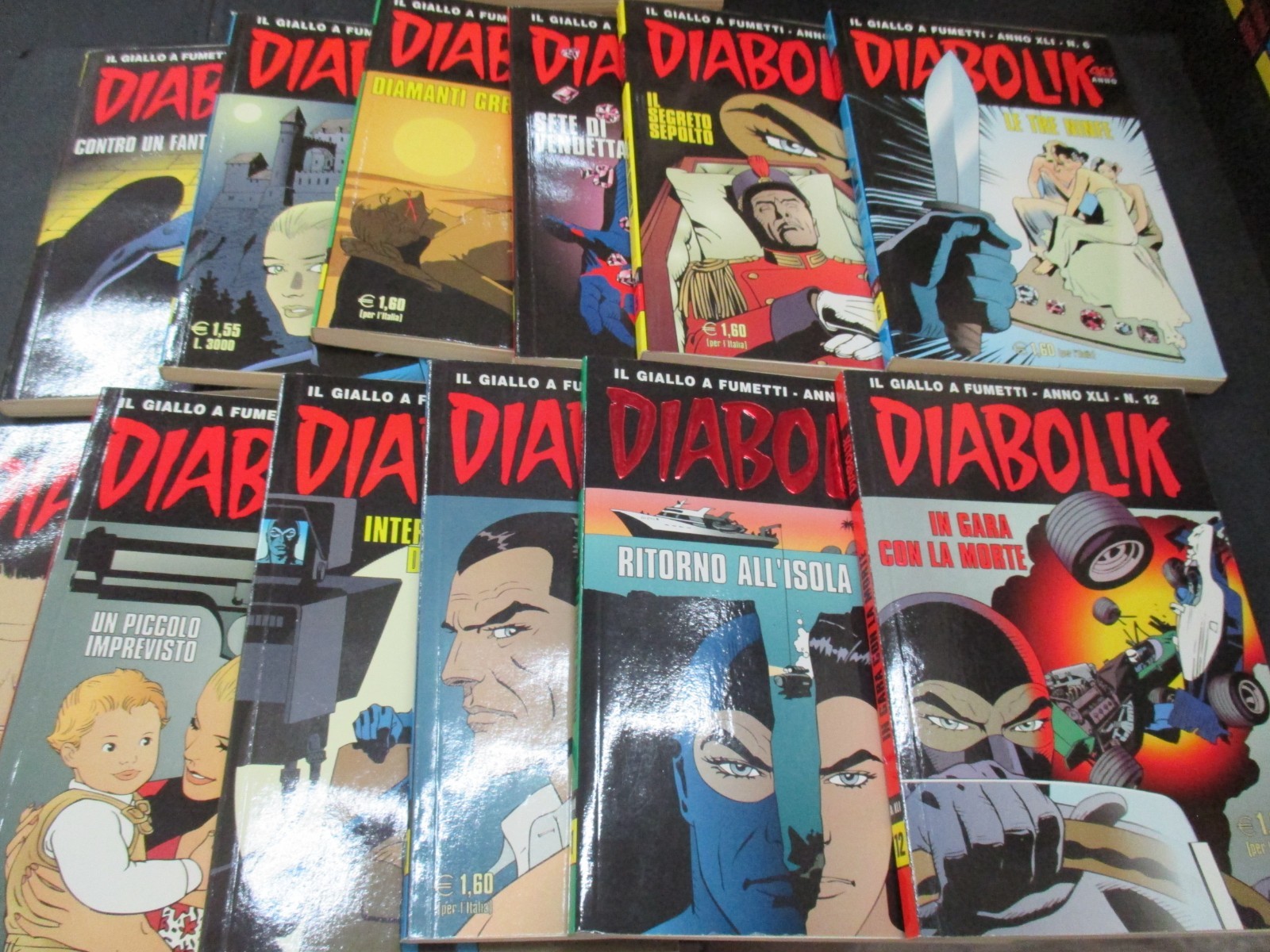 DIABOLIK ANNO XLI 2002 1/12 - ANNATA COMPLETA
