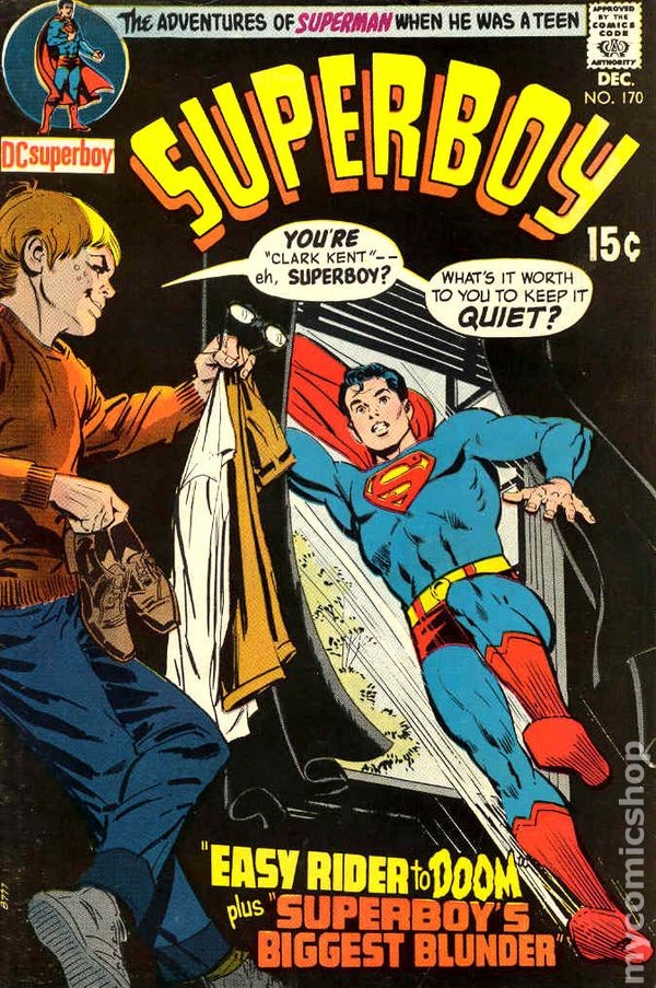 Superboy #170 FN 6.0 1970 Immagine Stock