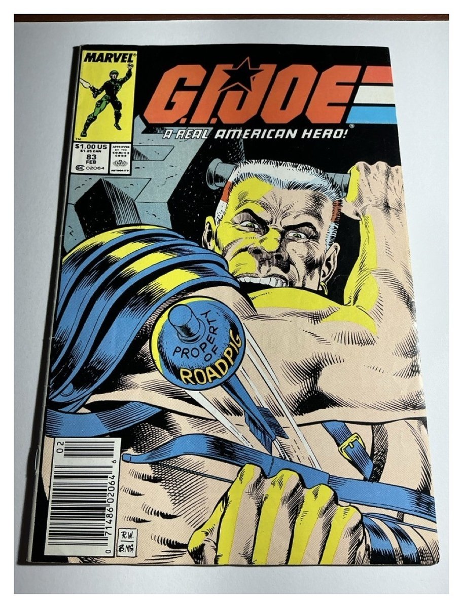G.I. Joe A Real American Hero #83 Marvel 1989 1st Road Pig VF - Edizione Edicola