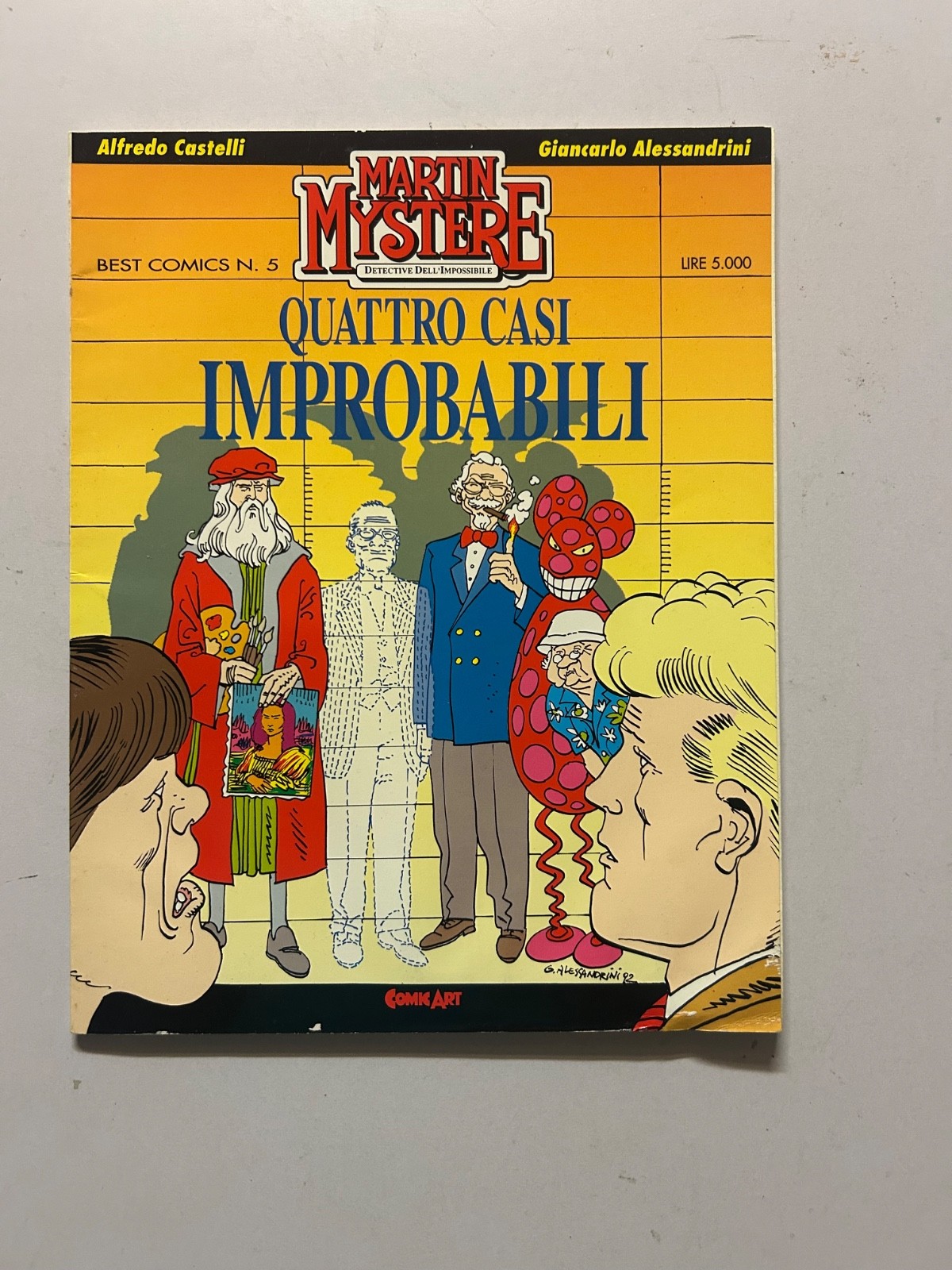 martin mystère comic art 4 casi improbabili bonelli alessandrini