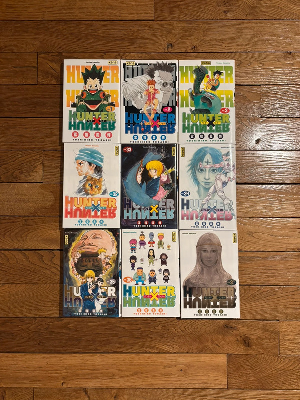 Hunter X Hunter tomes 1/2/3 + 32 à 37