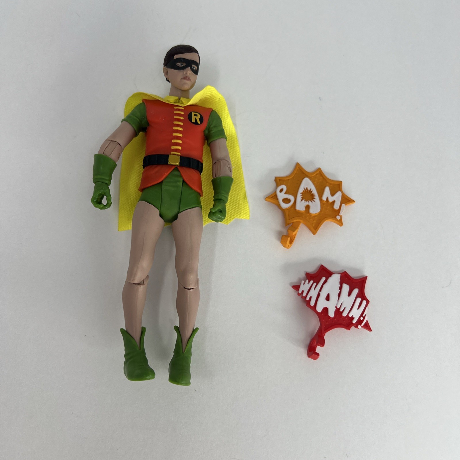 McFarlane Toys 2021 Retro Batman Robin 6" Figurina 1966 Serie TV Classica