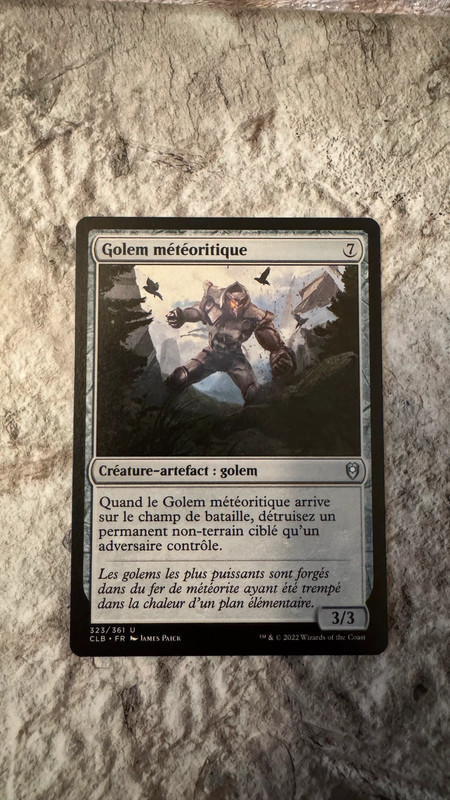 Golem météoritique