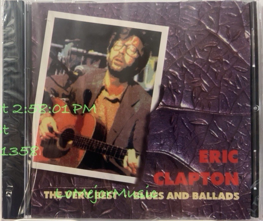 Rare No Longer Made CD Eric Clapton Very best Ballads Same old blues 8:16 NEW