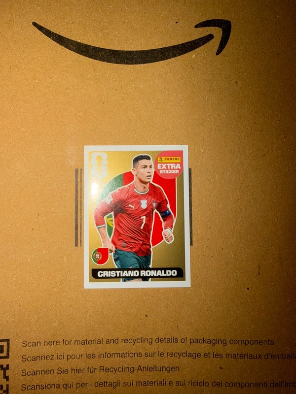 CR7 extra sticker gold