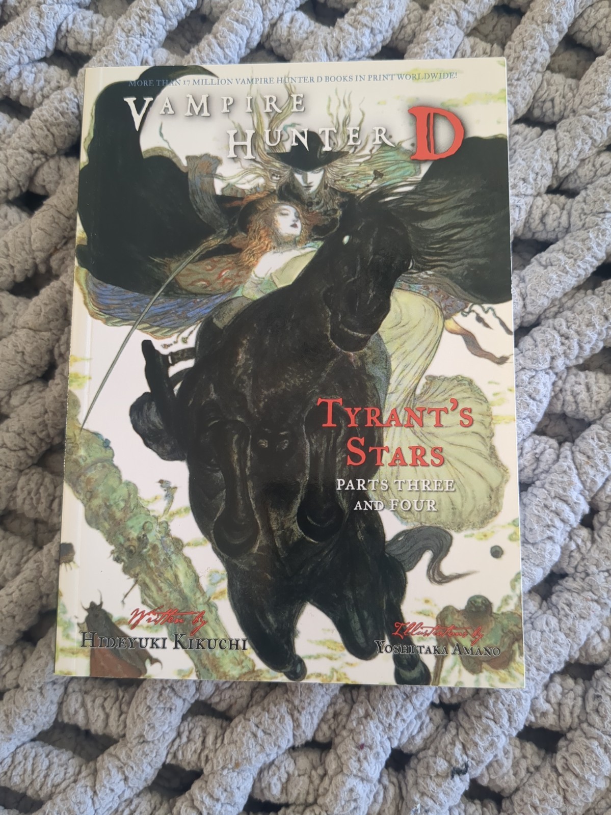 PRIMA EDIZIONE Vampire Hunter D Volume 17 Tyrant's Stars parti 3 e 4 libro inglese