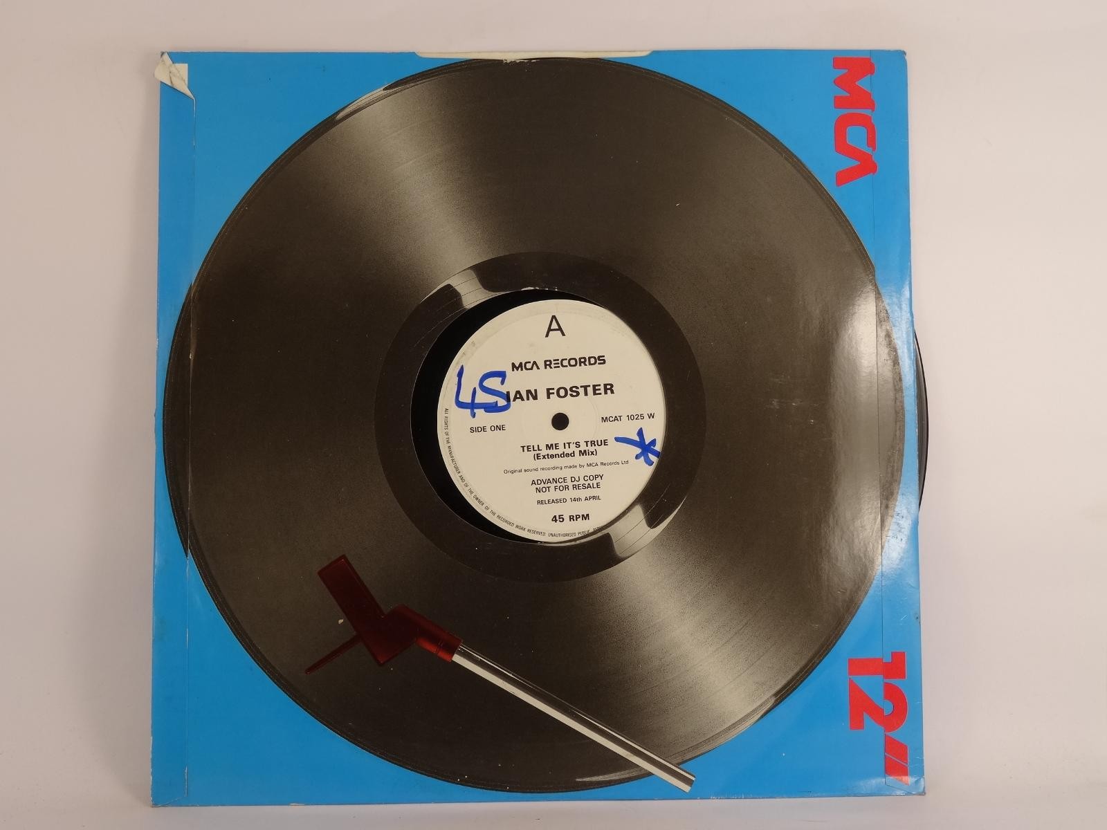 FOSTER,IAN TELL ME IT'S TRUE (company sleeve) (A) 12" MCA