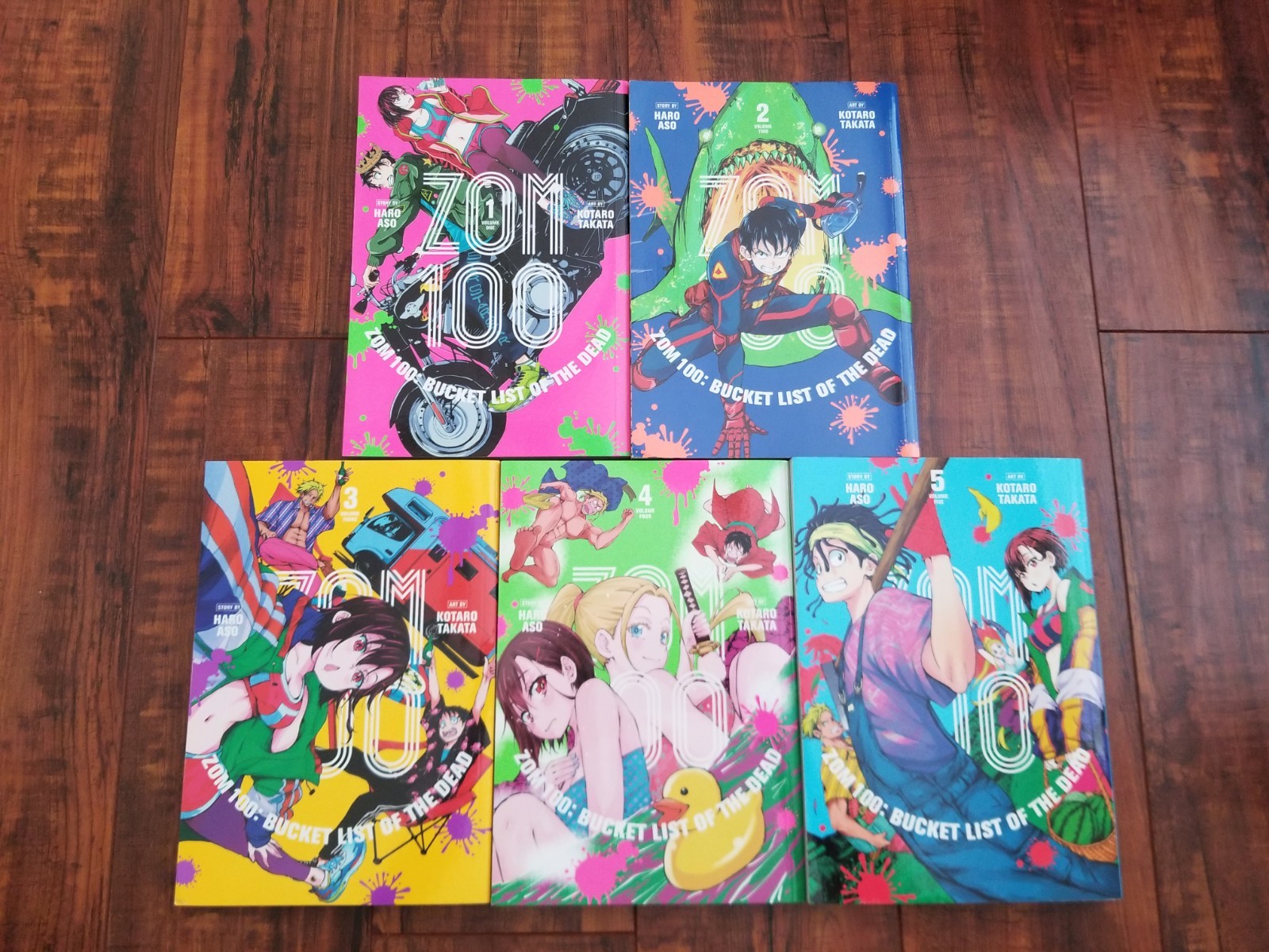 Zom 100: Bucket List Of The Dead - Haro Aso & Kotaro Takata - Lotto Manga Vol 1-5