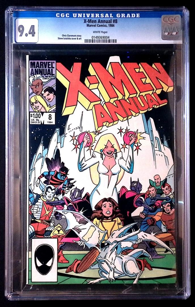 X-Men Annual #8 Marvel 1984 CGC 9.4 Steve Leialoha Dazzler cover