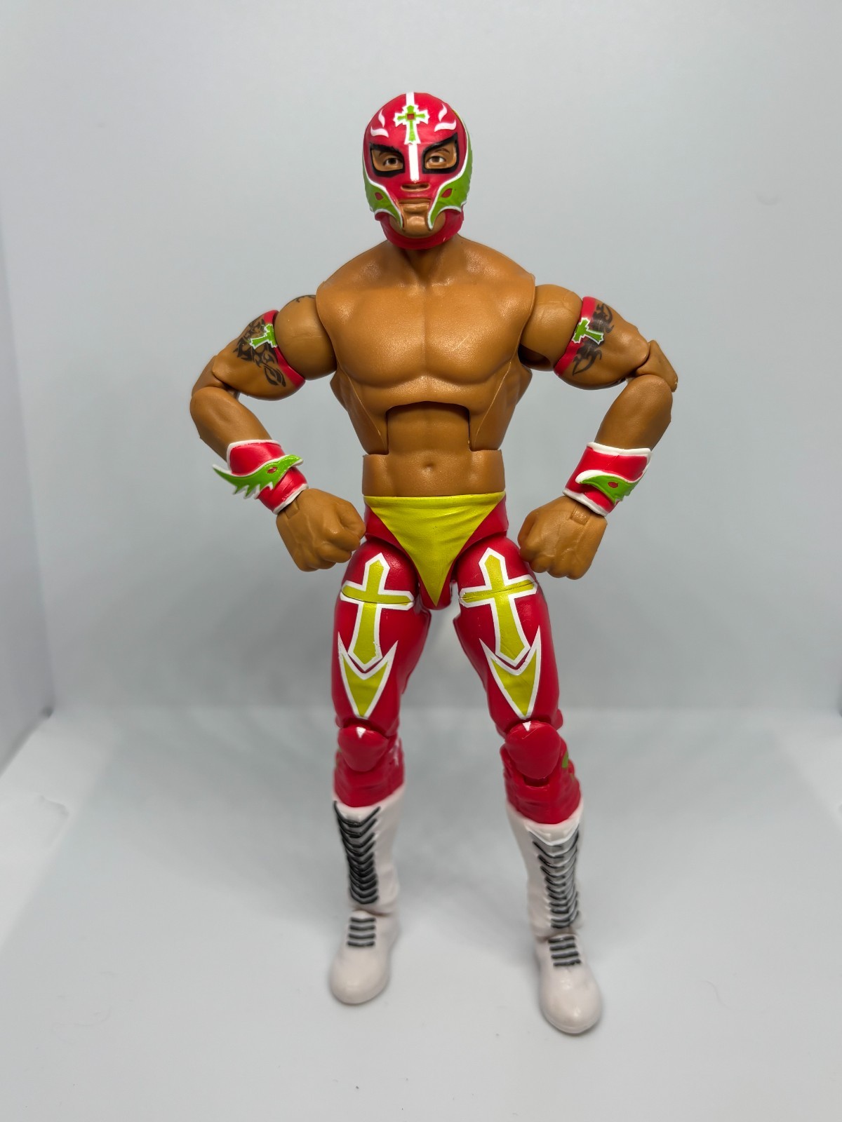 WWE REY MYSTERIO Action Figure Mattel Elite Collection Series 100 WCW