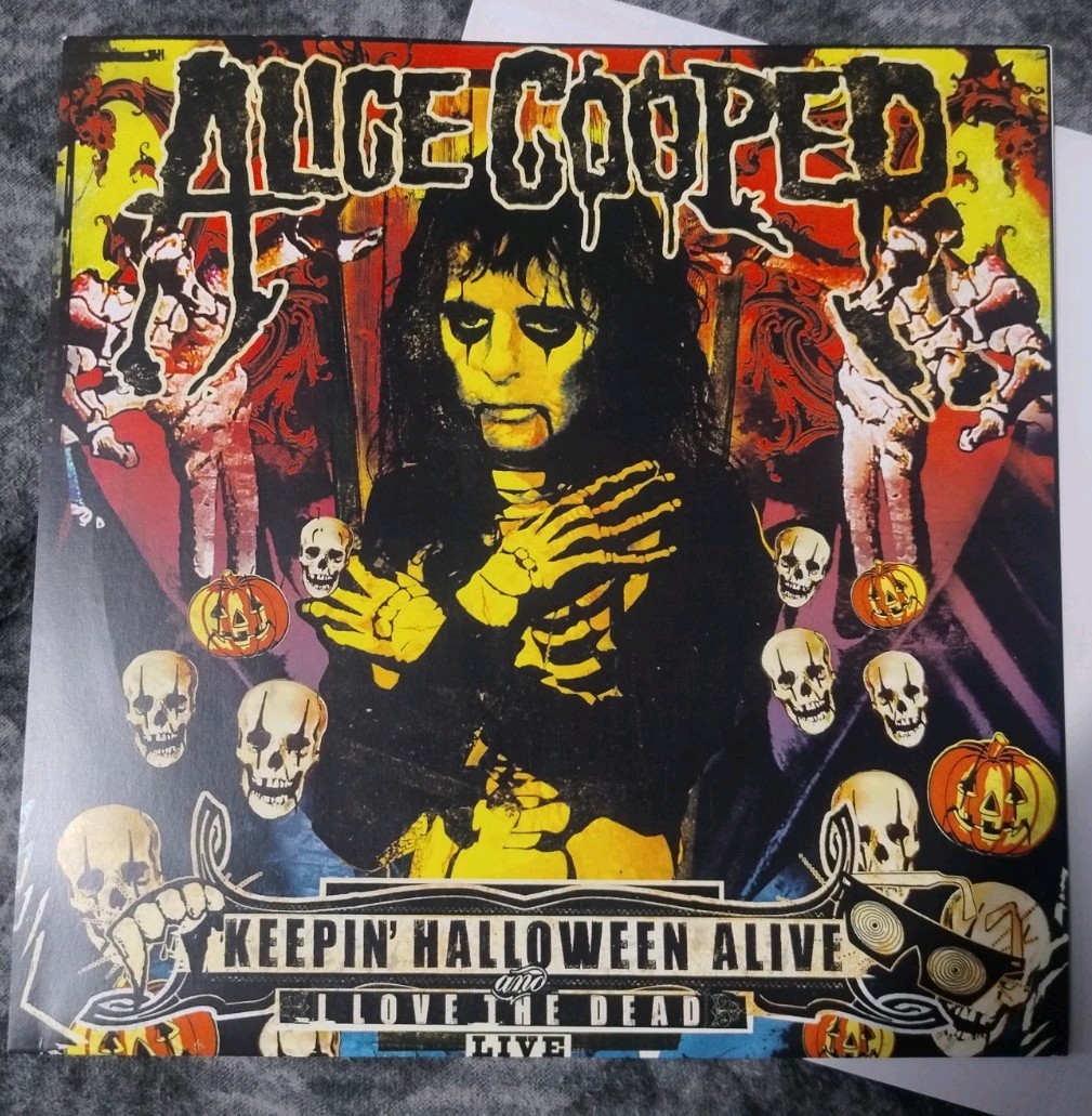 Alice Cooper Keepin' Halloween Alive 7" Colored Vinyl 45 2010 I Love The Dead