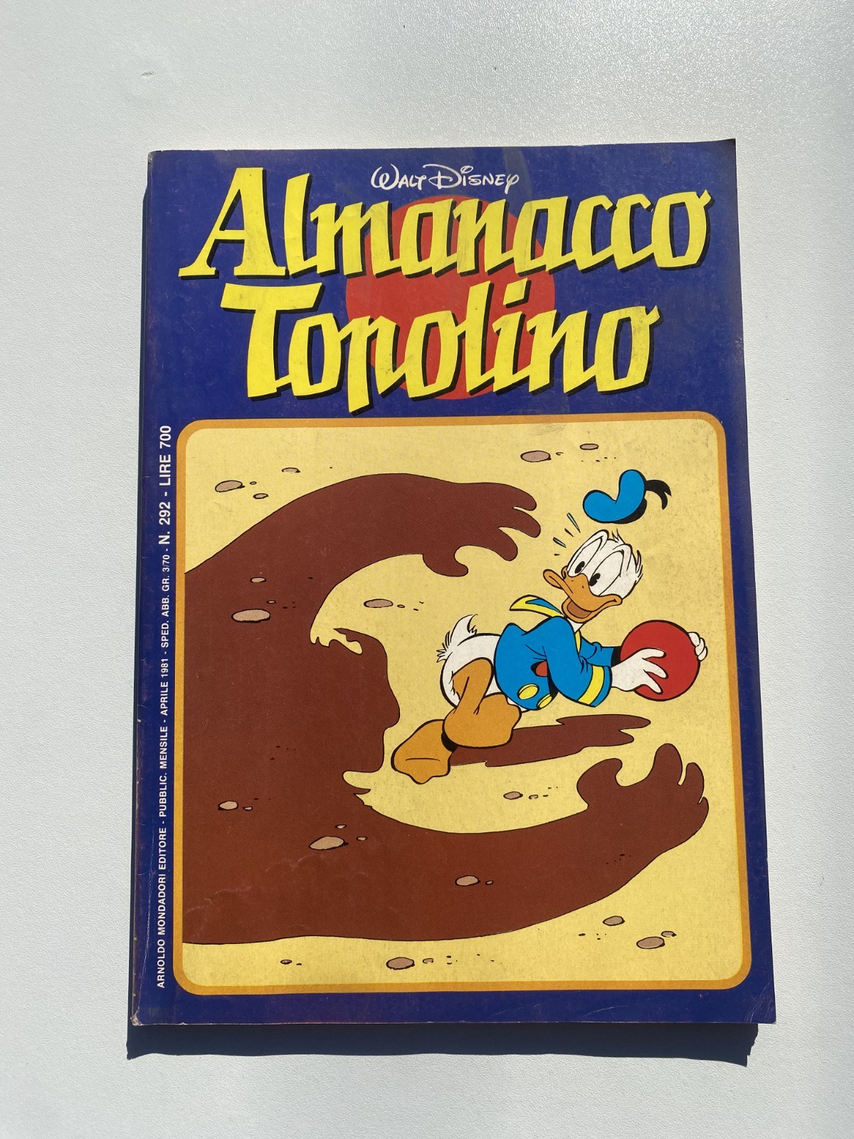 Almanacco Topolino N.292 del 1981 Roberto Pruzzo Ed.Mondadori Ottimo