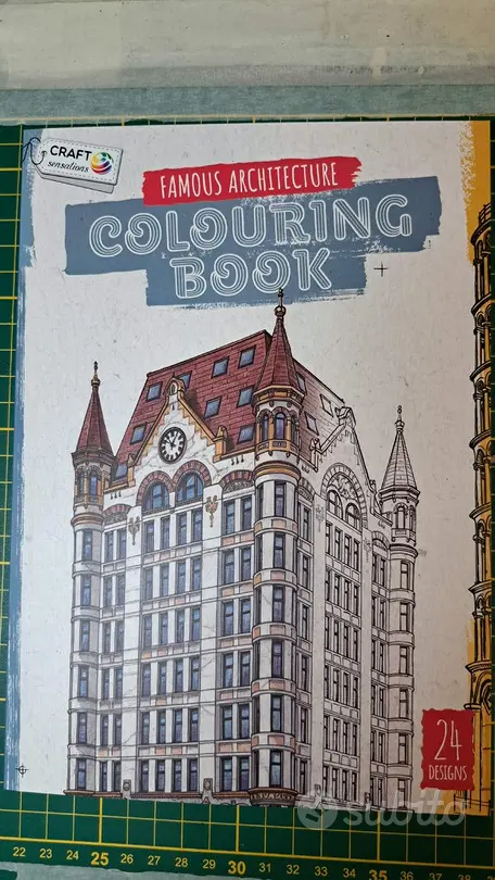 Libro da Colorare Adulti Famous Architecture
