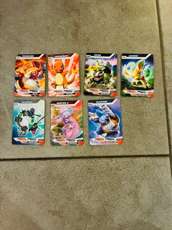 lot de 7 cartes pokémon