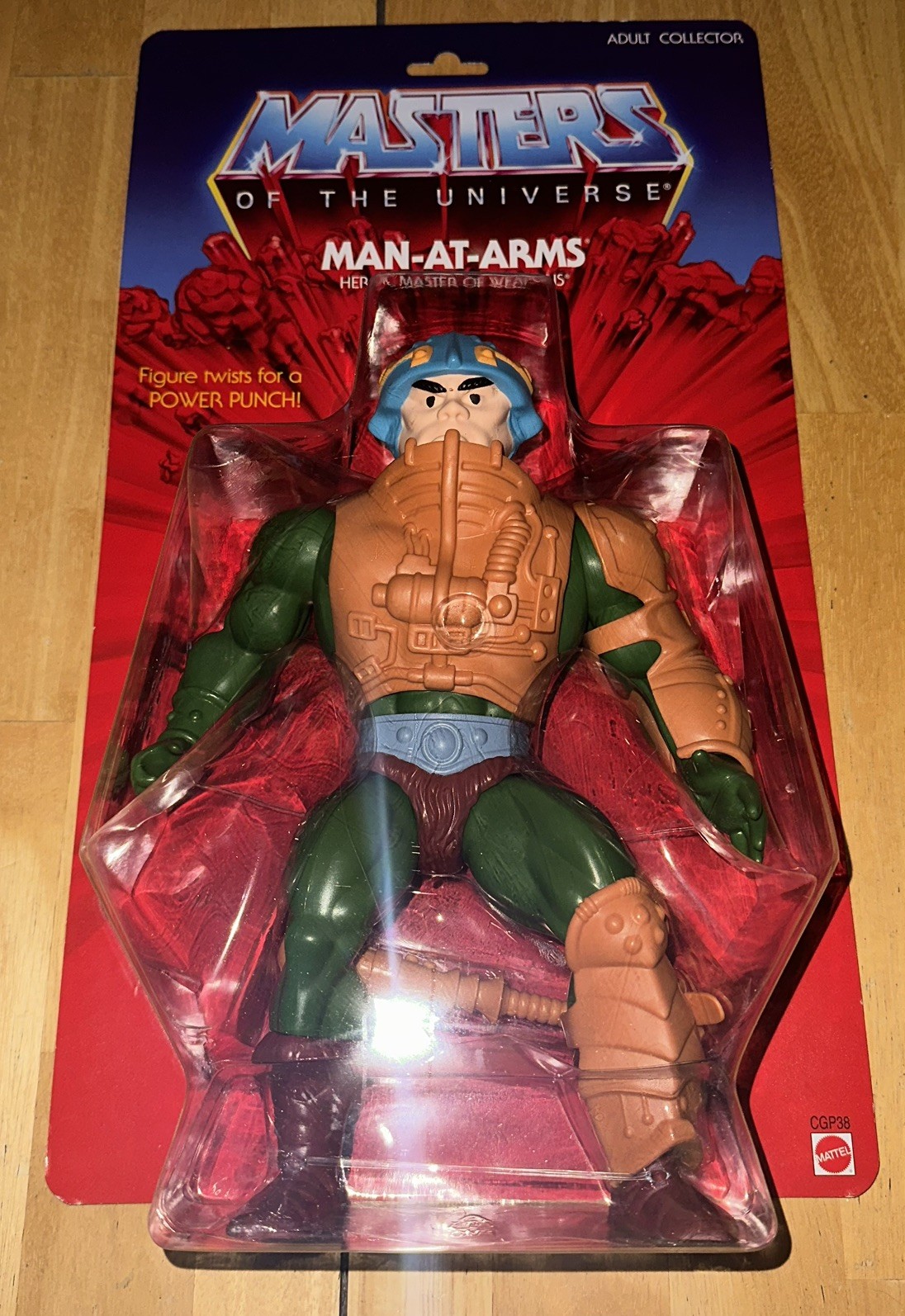Masters of the Universe Man-at-Arms Matty da collezione MOTU GIGANTE 12” 2014 JUMBO
