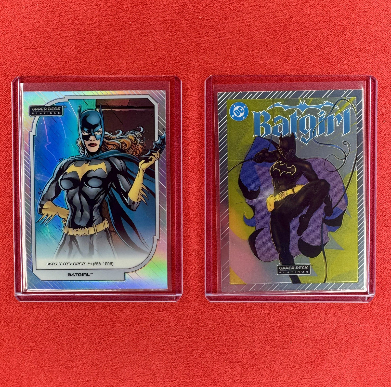 2026 Upper Deck Platinum DC- BATGIRL (Barb/Cass)- Rainbow Variant/Cover Variant