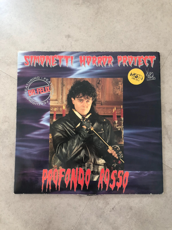 Disco colonna sonora profondo rosso piu volantino vintage