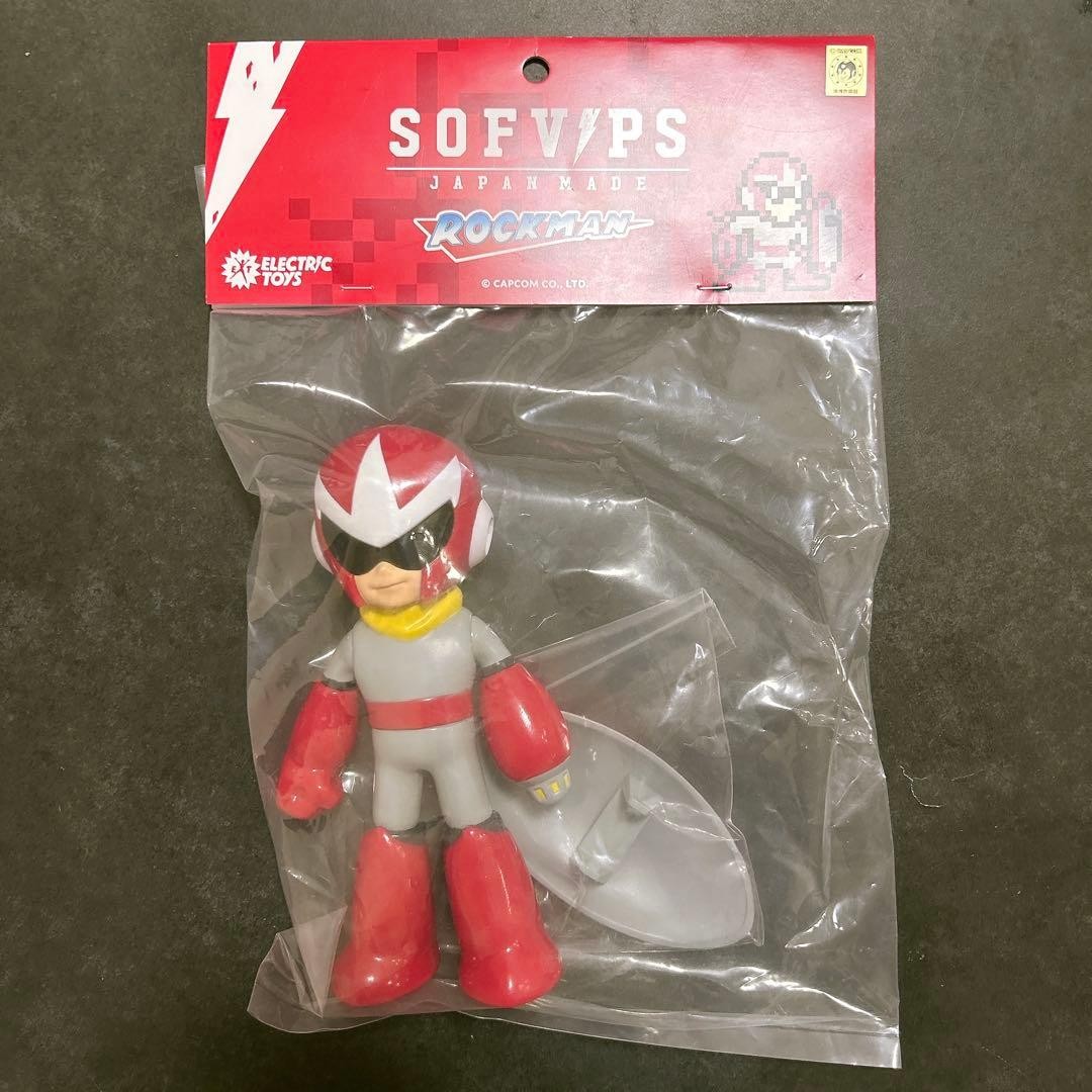 SOFVIPS Rockman Blues Figura in Vinile Morbido GIOCATTOLI ELETTRICI
