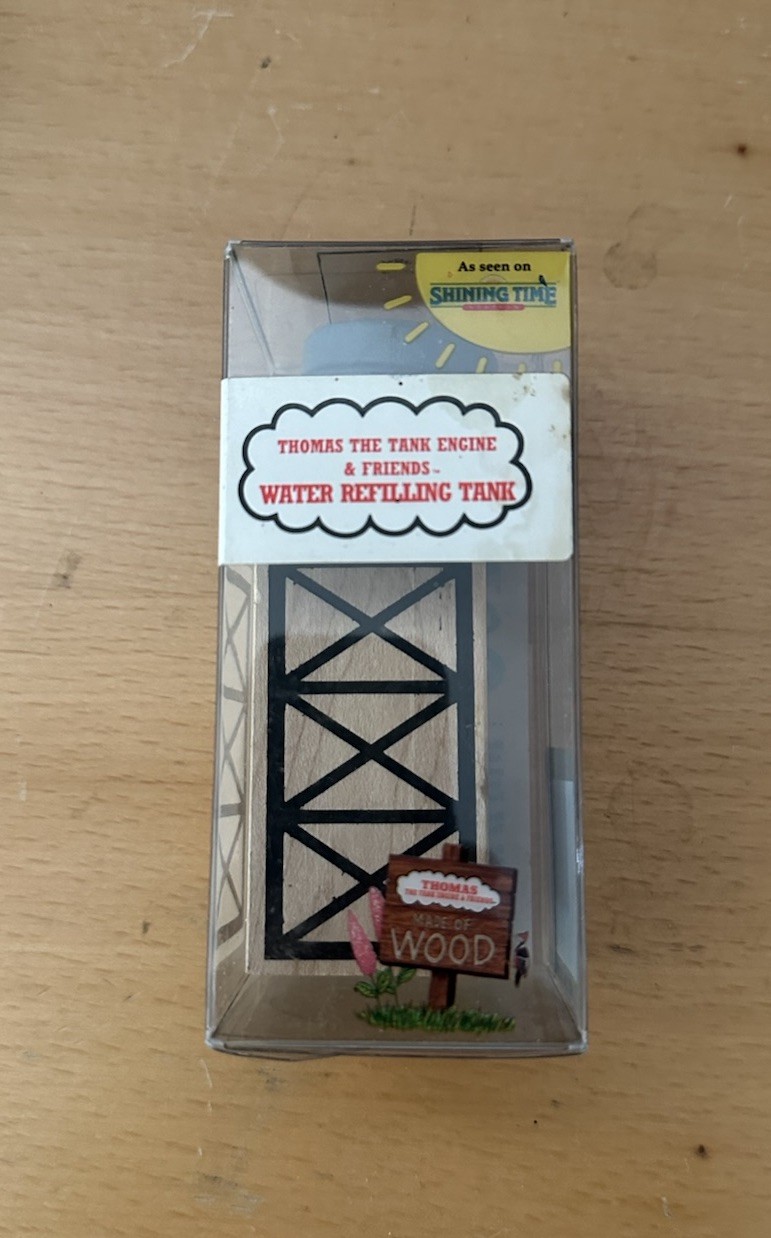 1992 Shining Time Wooden Thomas Train Water Refilling Tank! New