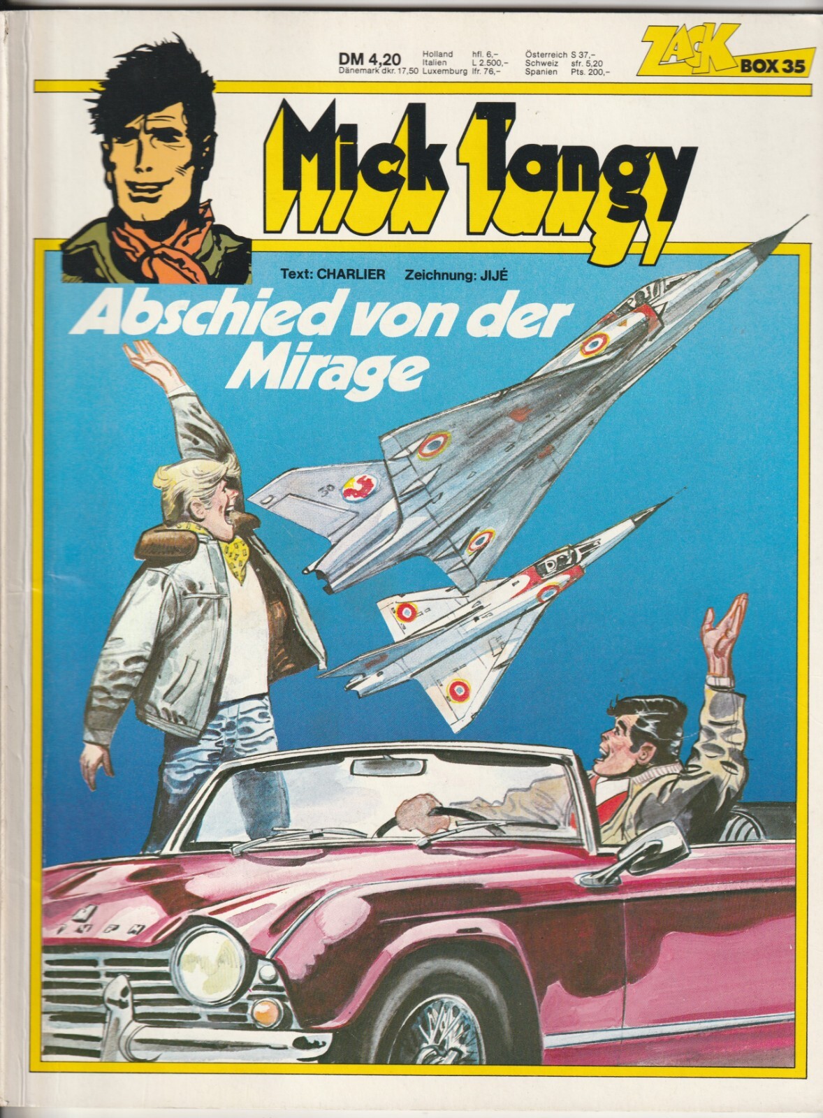✪ ZACK BOX #35 Mick Tangy - Addio alla..., Corallo 1980 COMICALBUM Z1/1-