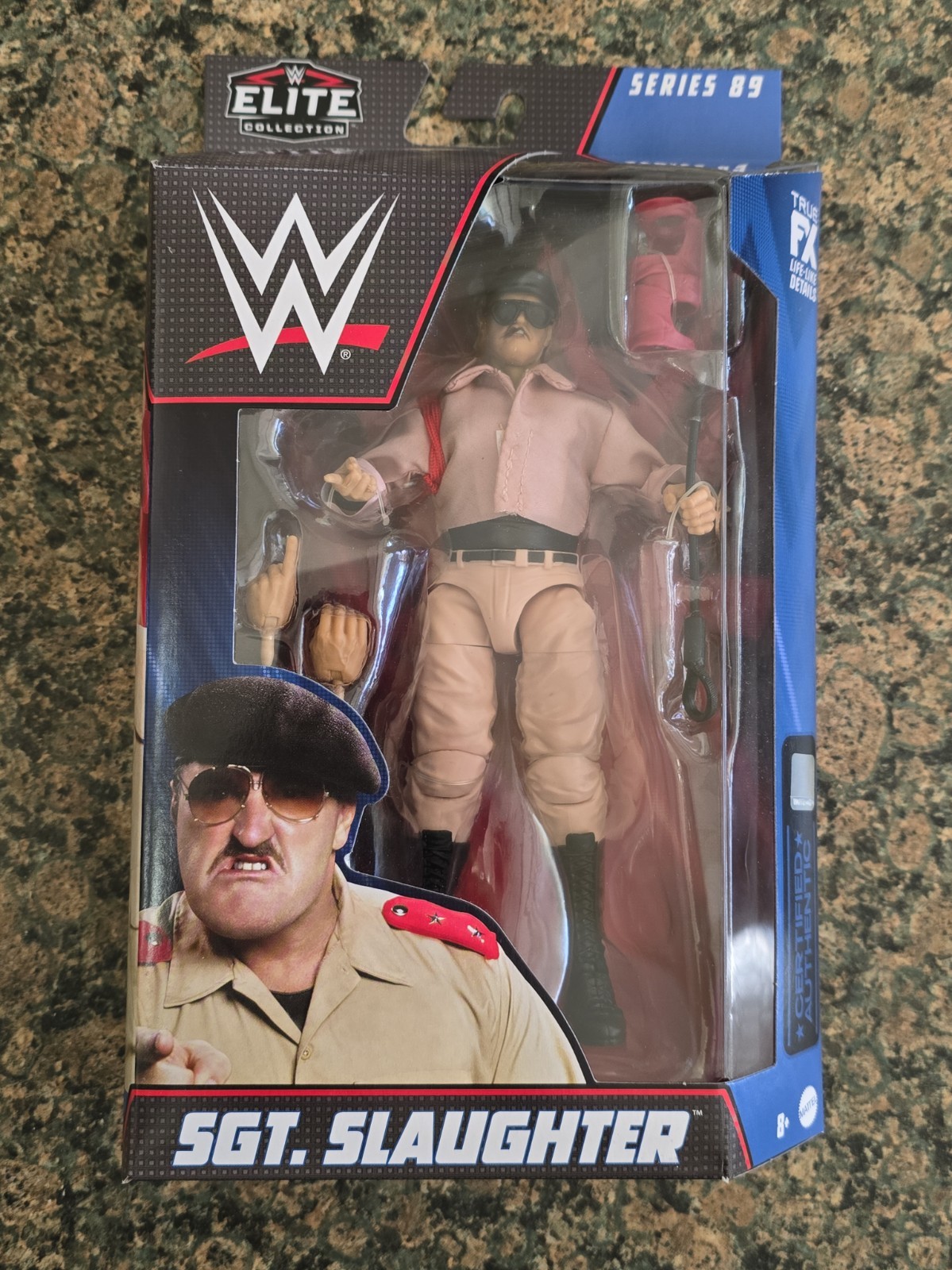 WWE Elite Series 89 SARGENT SLAUGHTER Brand New Sealed