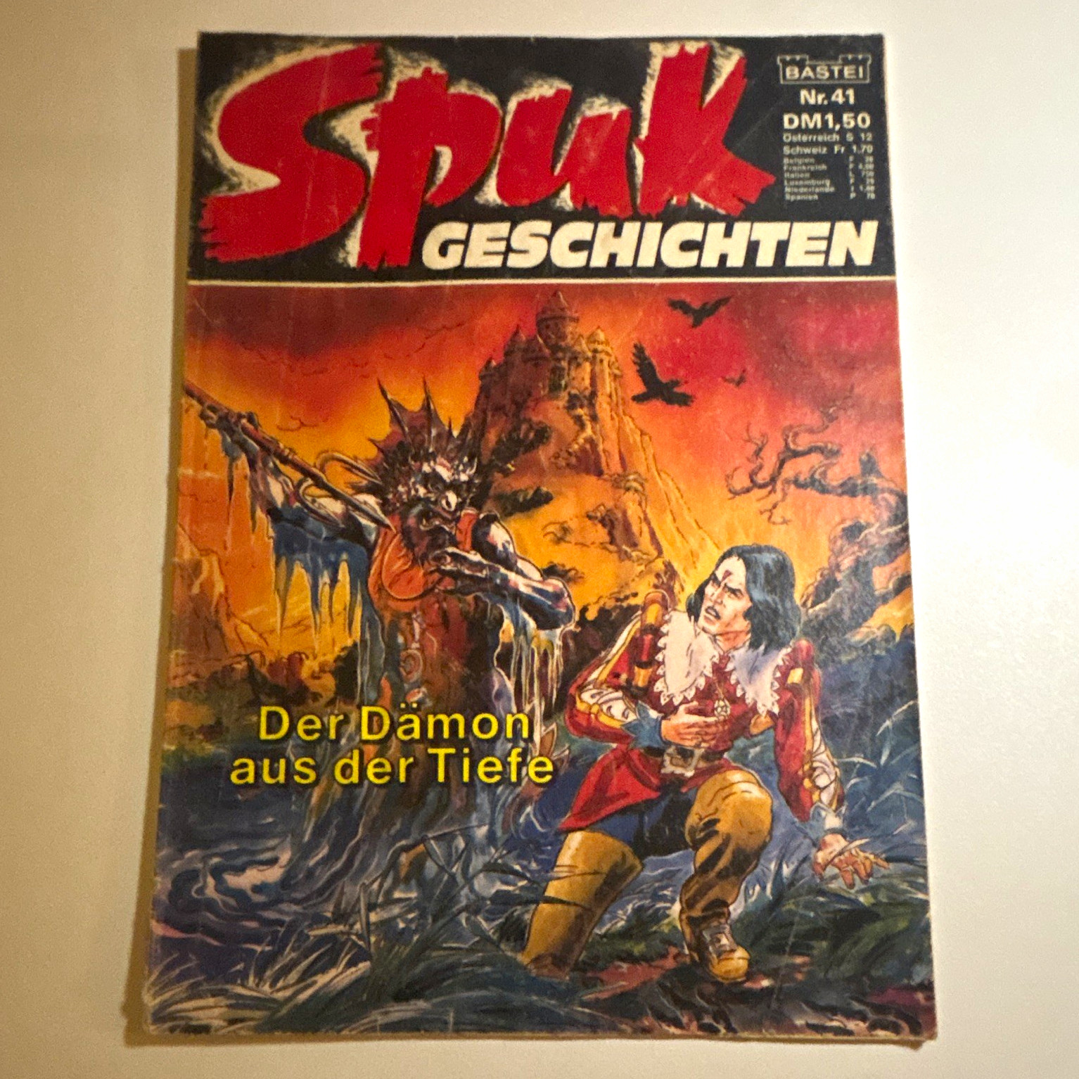 Editore Bastei Spuk Storie fumetto n.41 tedesco colorato - Il demone