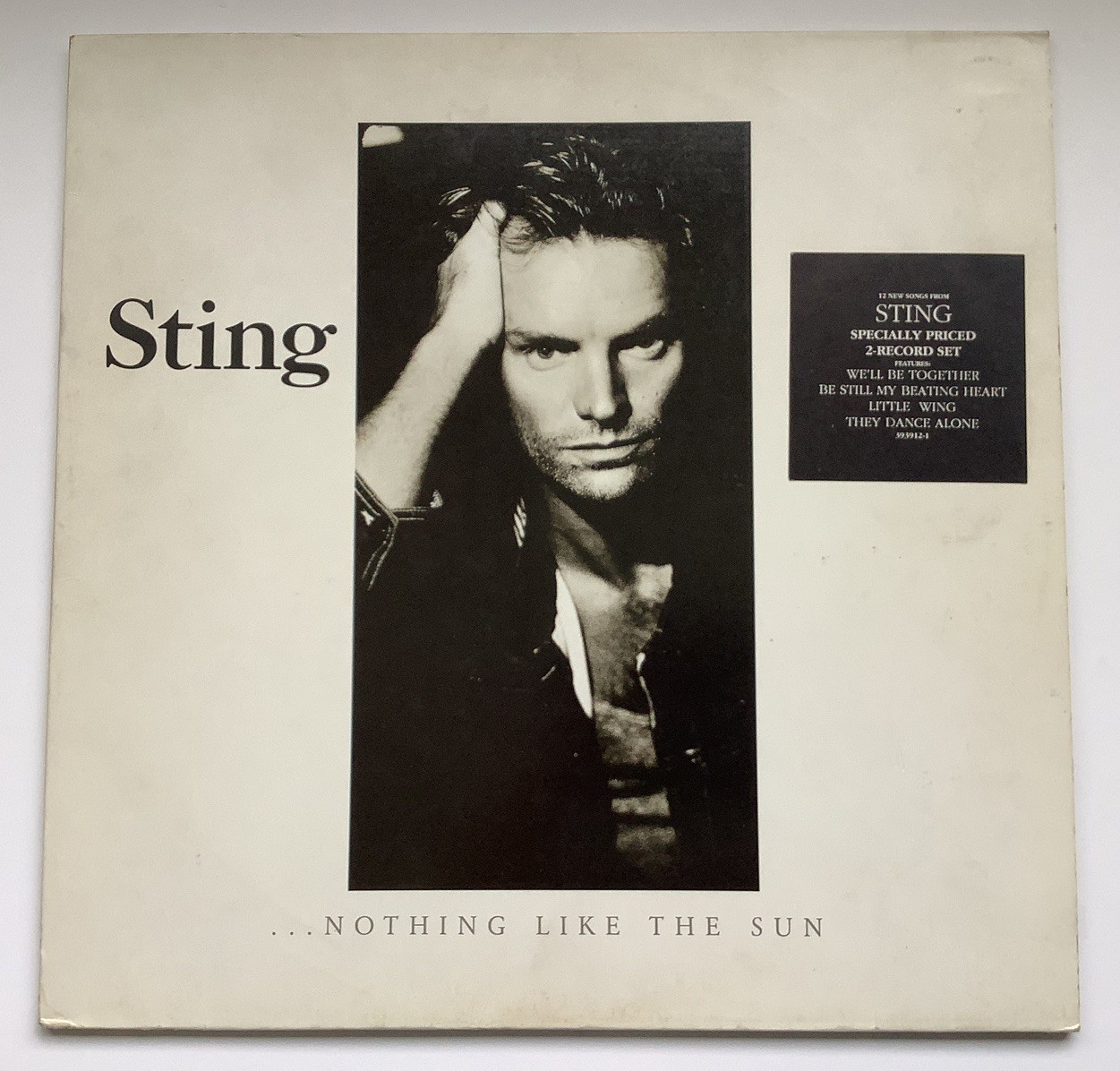 STING Nothing Like The Sun LP 2-RECORD SET + INSERT 1987 A&M AMA6402 Police EX