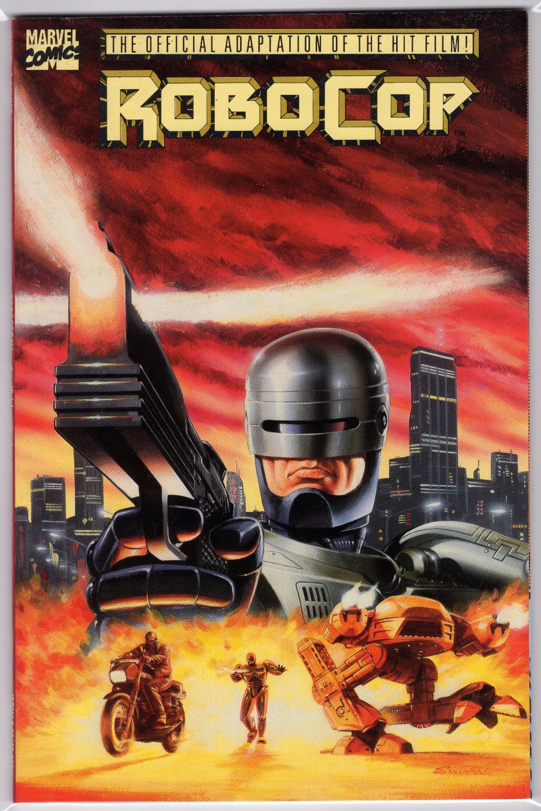 ROBOCOP #1 (1990 ADATTAMENTO FILM EDIZIONE DELUXE) COPERTINA LEE SULLIVAN