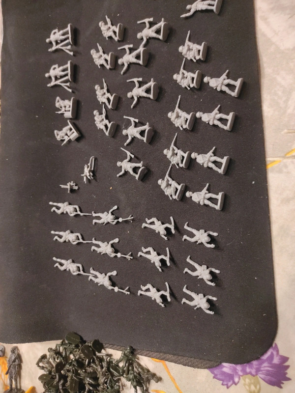 Lot de soldats infanterie russe 2 ème guerre mondiale ESCI