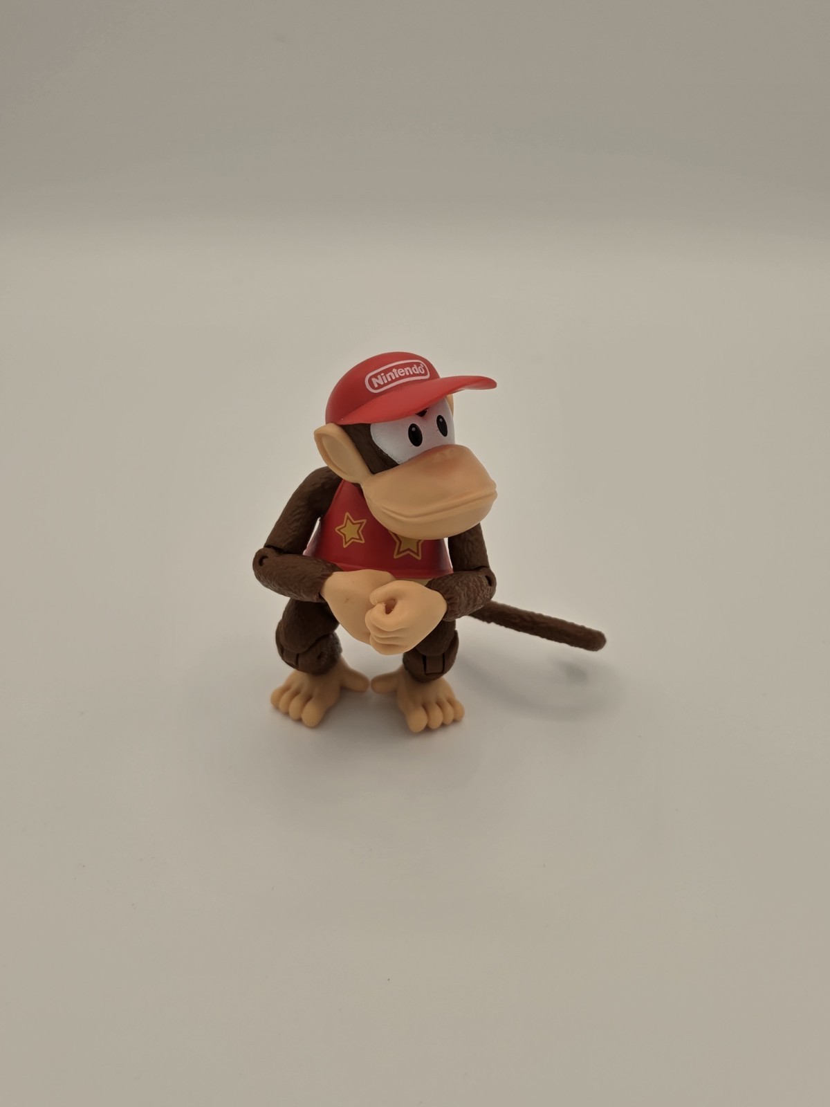 Diddy Kong Super Mario Nintendo 4" Espositore Personaggi Giocattolo Nostalgia
