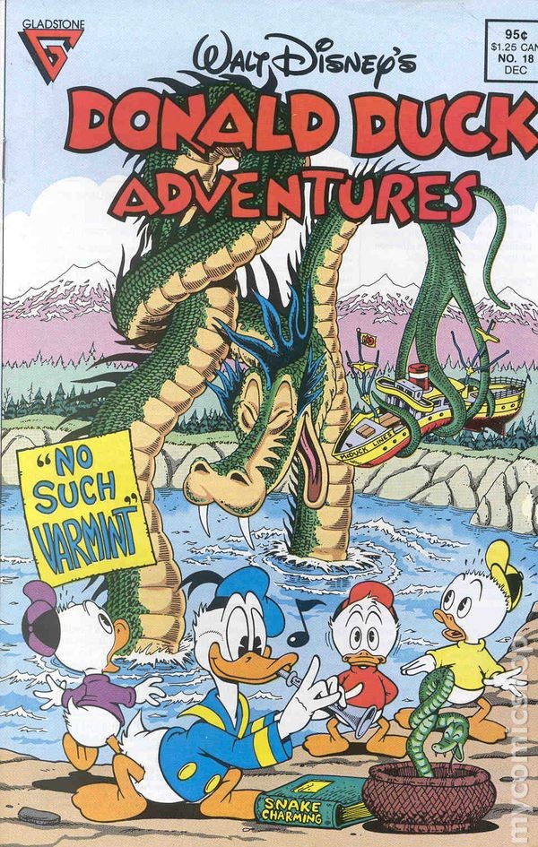 Paperino Avventure #18 VG 1989 Immagine Stock Basso Grado