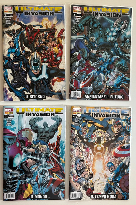 Ultimate Invasion 1-4 mini di 4 numeri - Panini Comics