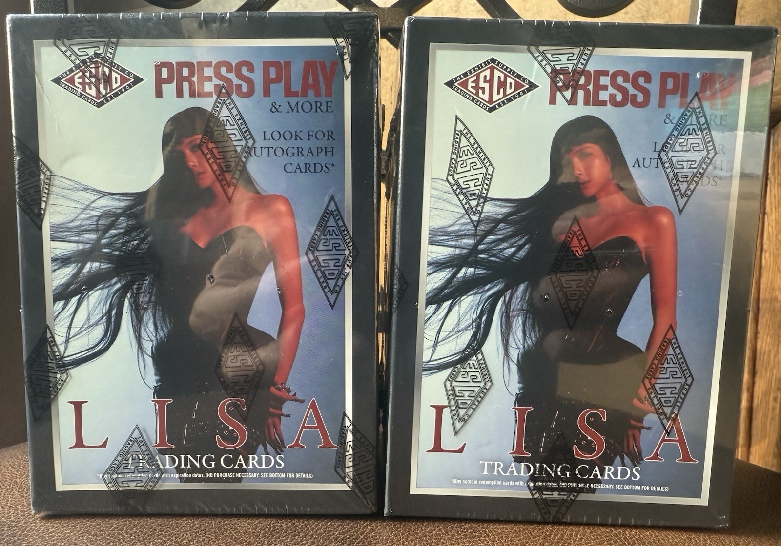 2X LISA of Blackpink x ESCO Blaster Box Trading Cards IN HAND SEALED SHIPS Today