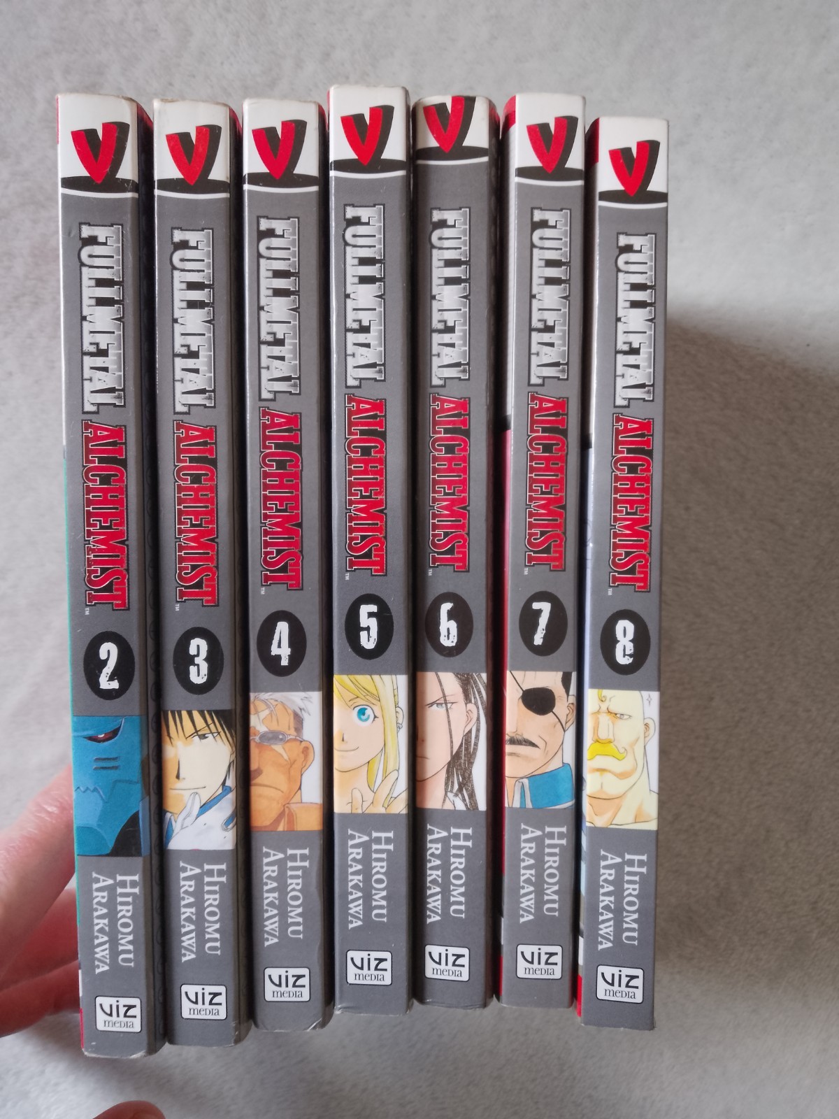 Fullmetal Alchemist Manga. Volumes 2-8 From 2012/13 Paperback Books.