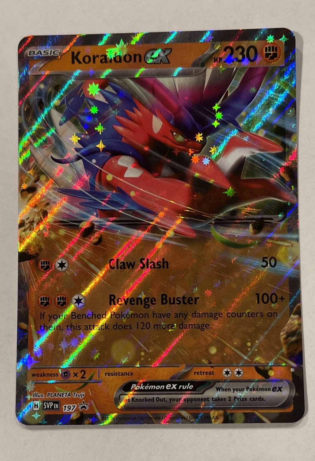 Koraidon ex 197 Sv: Scarlet & Violet Promo Cards Holo