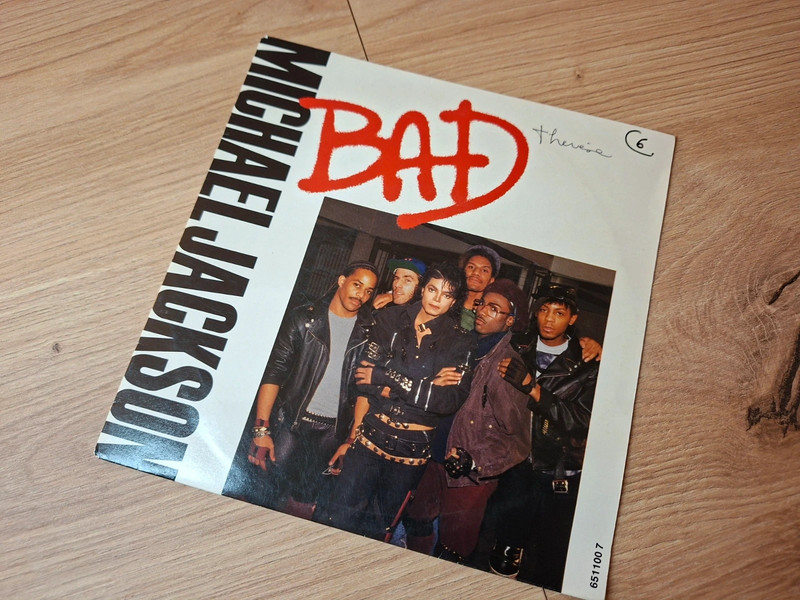 Pochette vide vinyle 45 tours Bad Michael Jackson